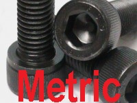 Metric Socket Head Cap Screws High Tensile 12.9 Plain Black